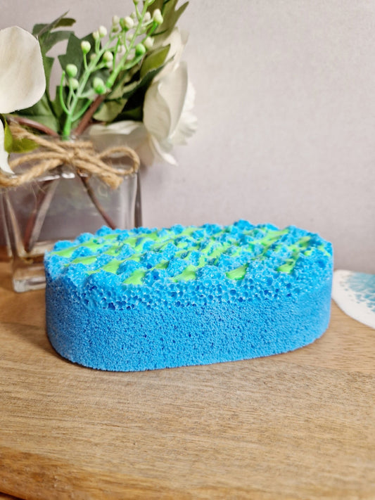 Savage Soap Infused Exfoliating Massage Sponge - Soap Sponge - Cottage Fresh Scents