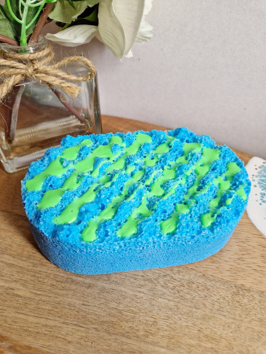 Savage Soap Infused Exfoliating Massage Sponge - Soap Sponge - Cottage Fresh Scents