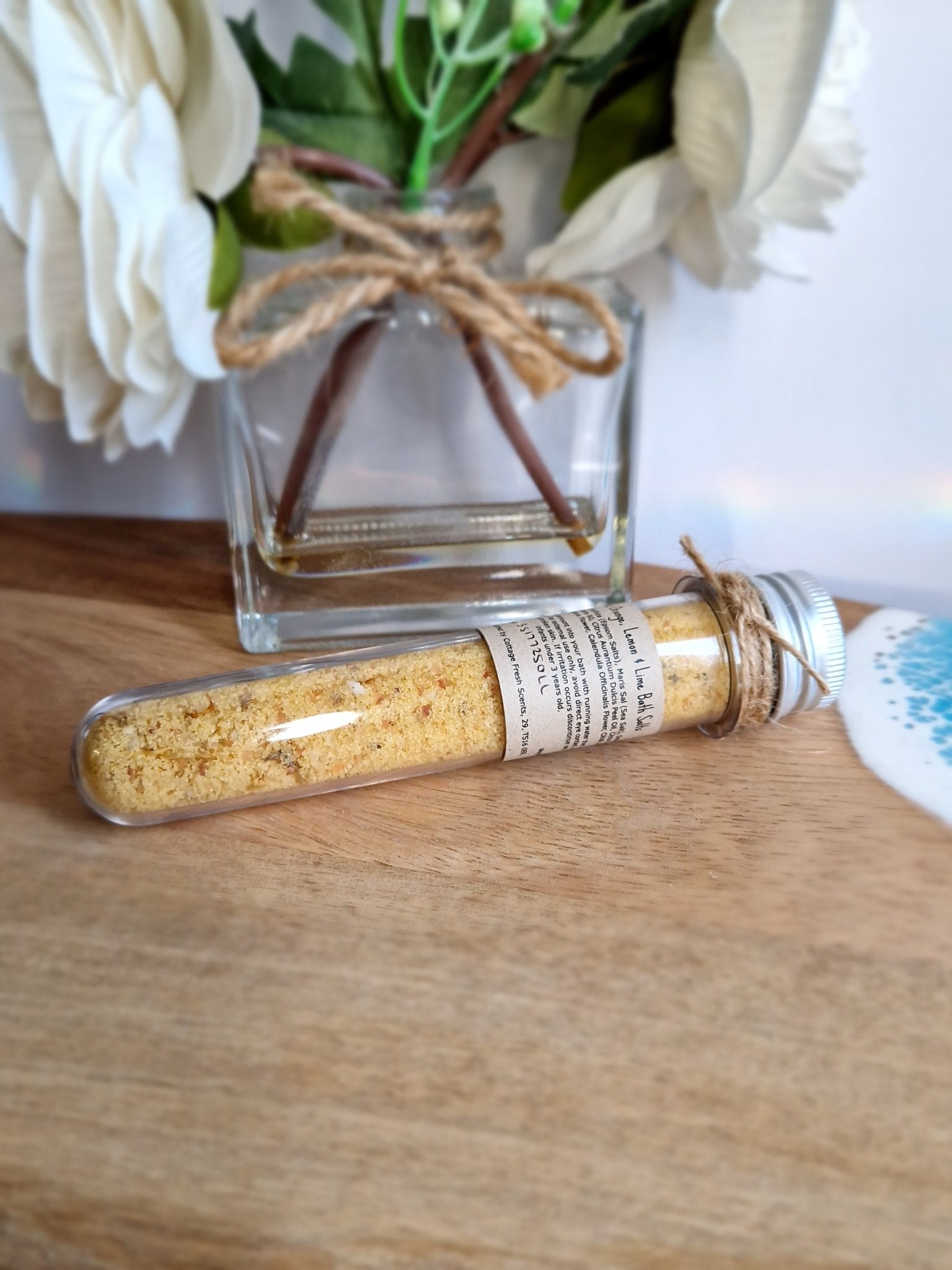 Sweet Orange, Lemon & Lime Bath Salts - Vegan Self Care Gift - Bath Salts - Cottage Fresh Scents