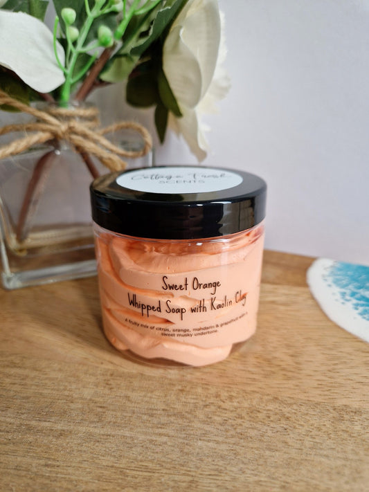 Sweet Orange Whipped Soap - Whipped Soap - Cottage Fresh Scents