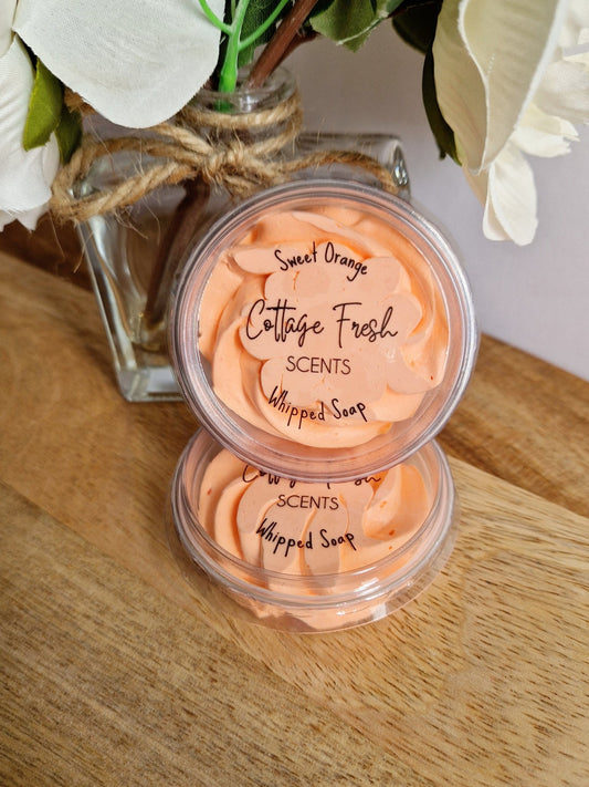 Sweet Orange Whipped Soap - Whipped Soap - Cottage Fresh Scents