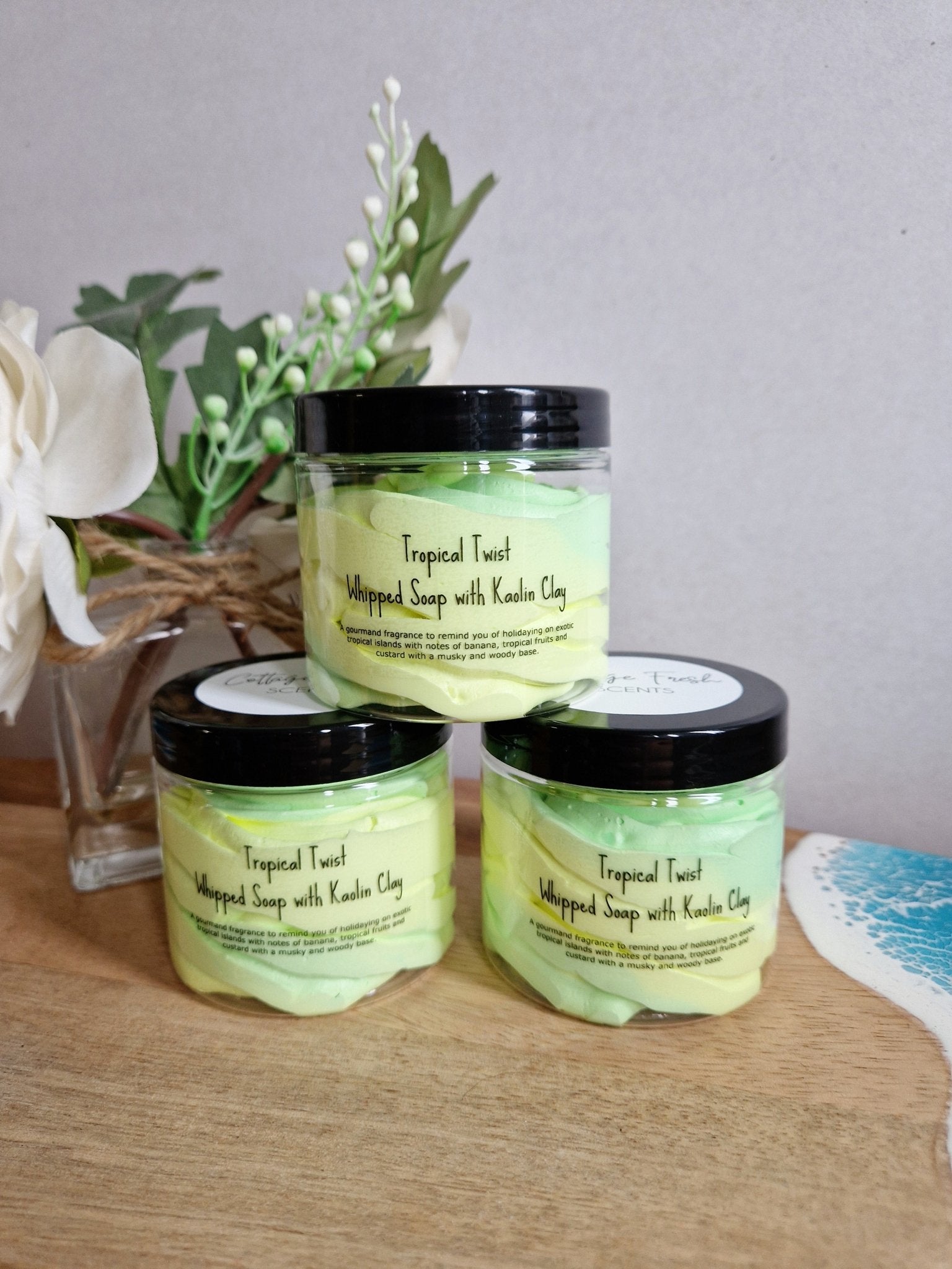 Tropical Twist Whipped Soap - Whipped Soap - Cottage Fresh Scents