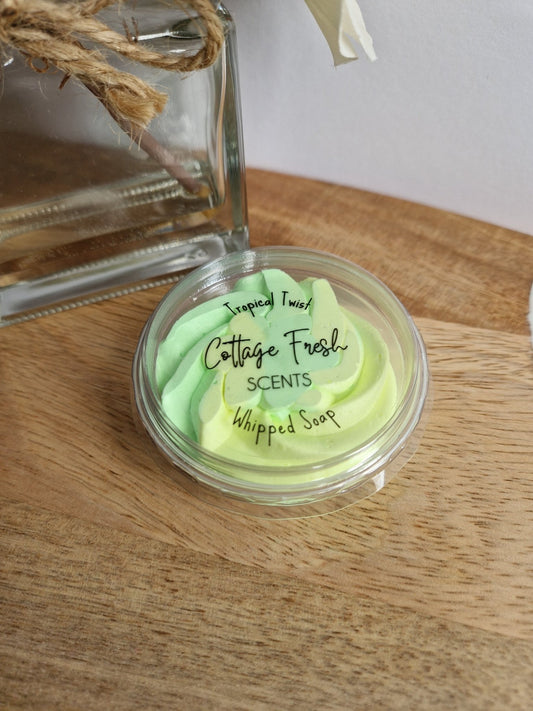 Tropical Twist Whipped Soap - Whipped Soap - Cottage Fresh Scents