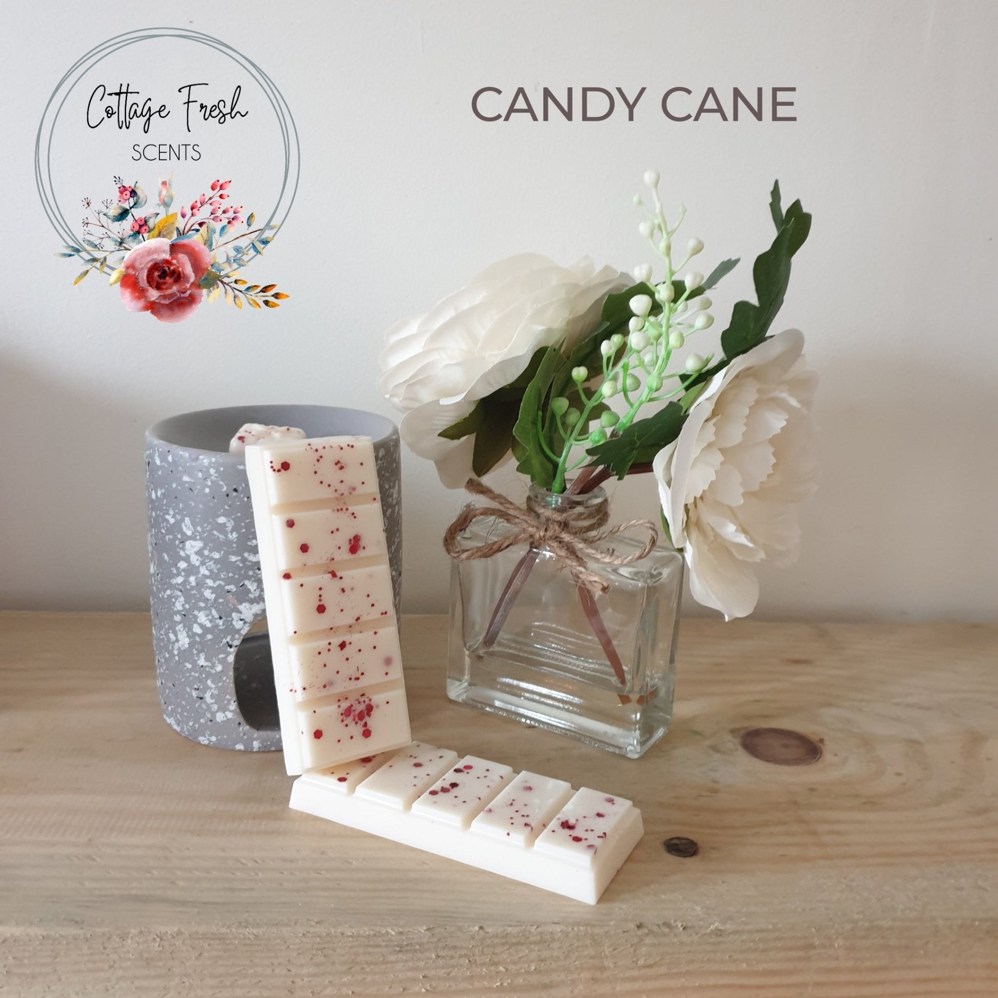 Candy Cane Wax Melt - Cottage Fresh Scents
