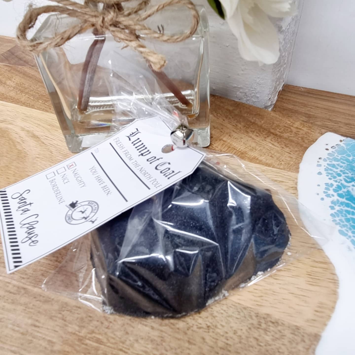 Lump of Coal Novelty Gift Bath Bomb - Bath Bombs - Cottage Fresh Scents