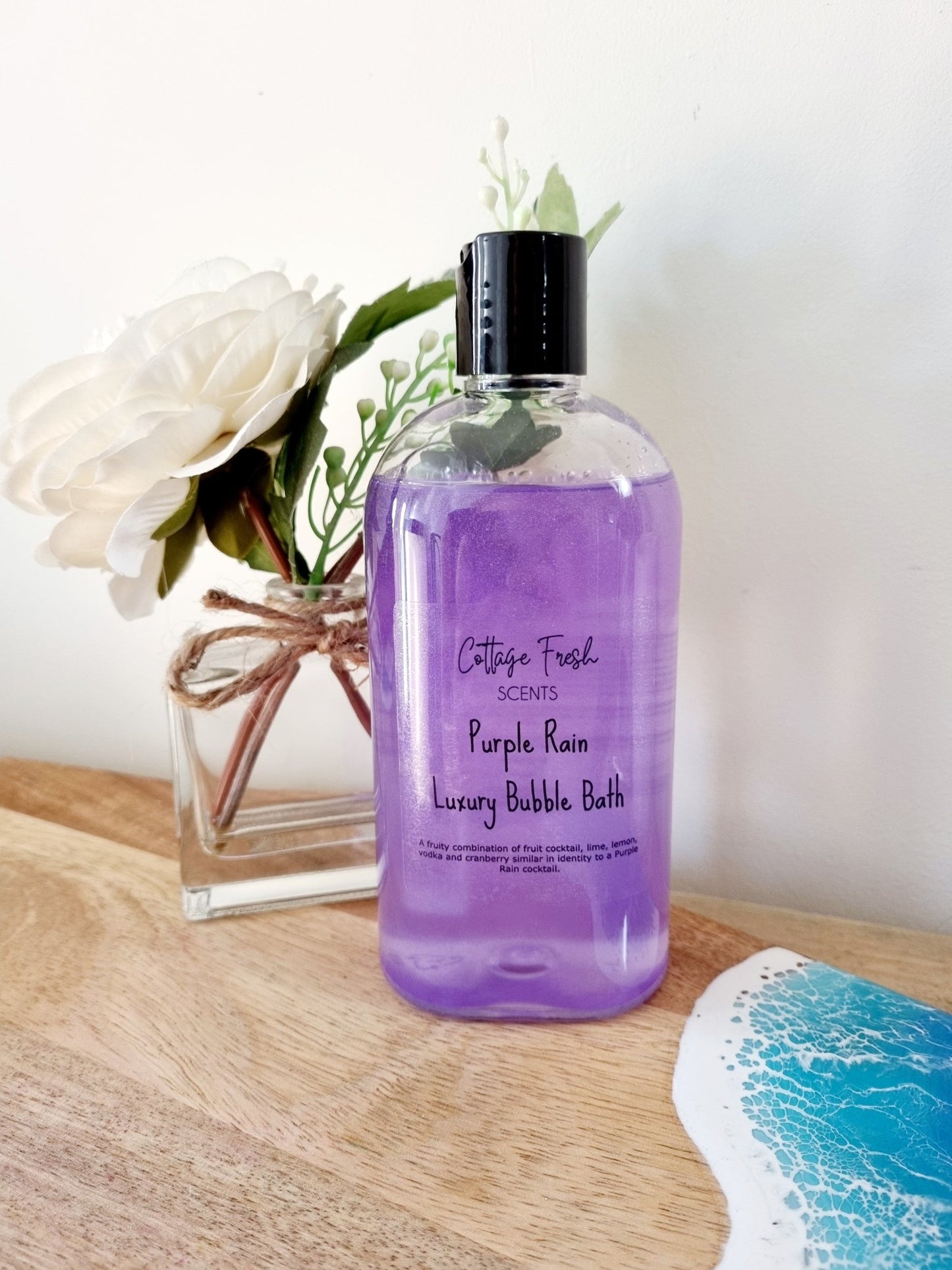 Purple Rain Luxury Bubble Bath - Bubble Bath - Cottage Fresh Scents