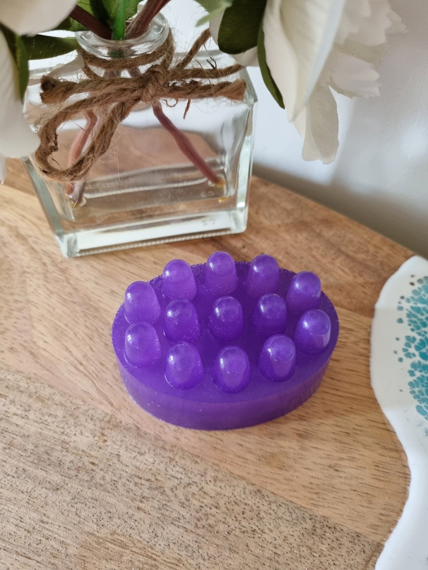 Purple Rain Massage Soap Bar - Massage Soap Bar - Cottage Fresh Scents
