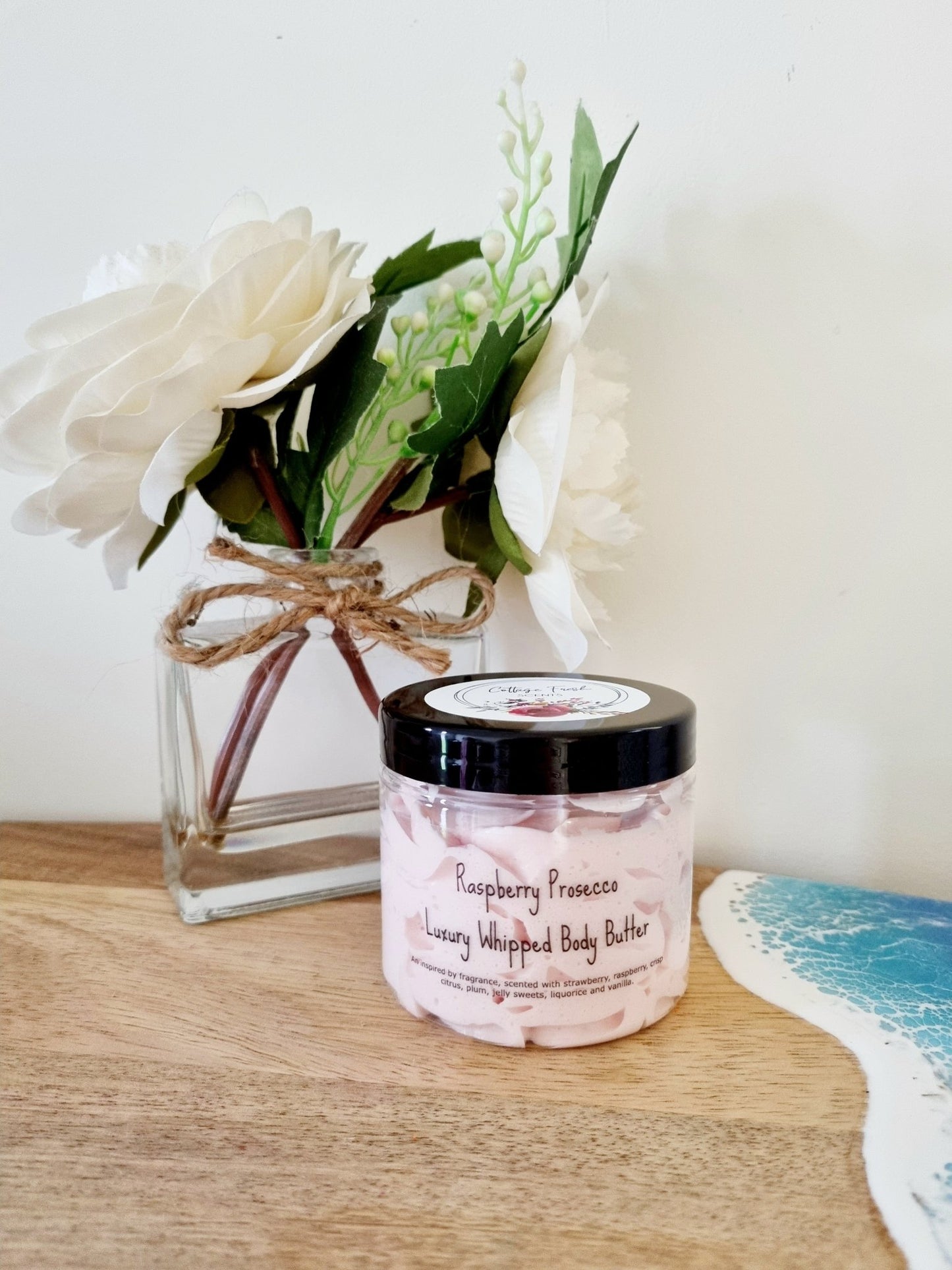 Raspberry Prosecco Luxury Whipped Body Butter - Body Butter - Cottage Fresh Scents