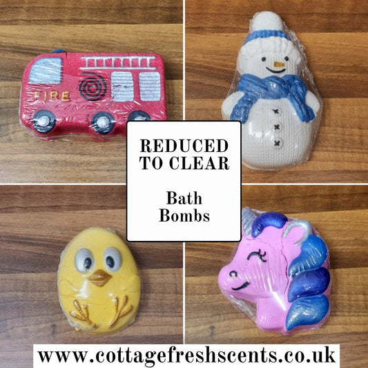 REDUCED TO CLEAR - "Whoopsie" Imperfect Bath Bombs - Bath Bombs - Cottage Fresh Scents