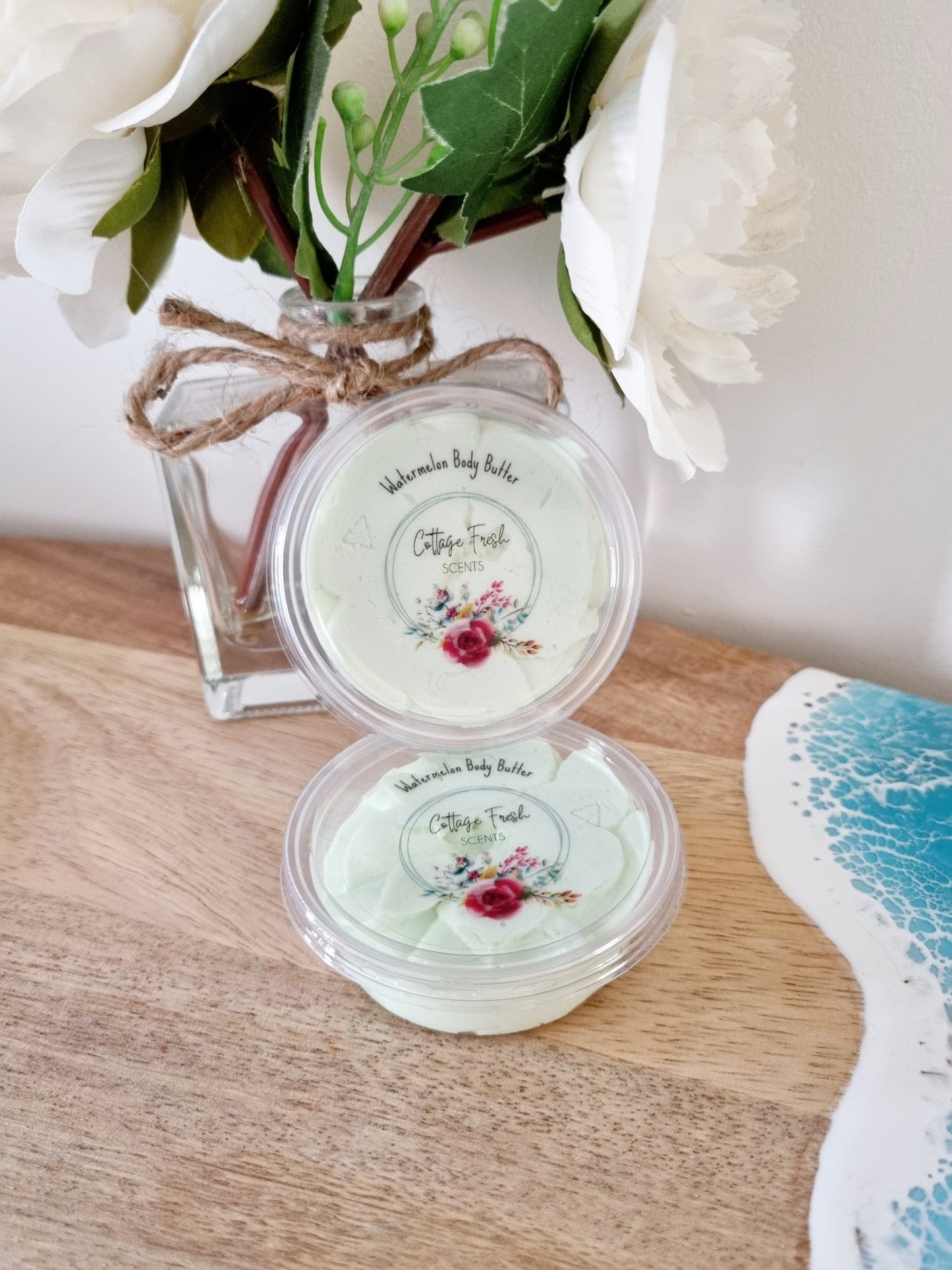 Refreshing Watermelon Luxury Whipped Body Butter Mousse - Body Butter - Cottage Fresh Scents
