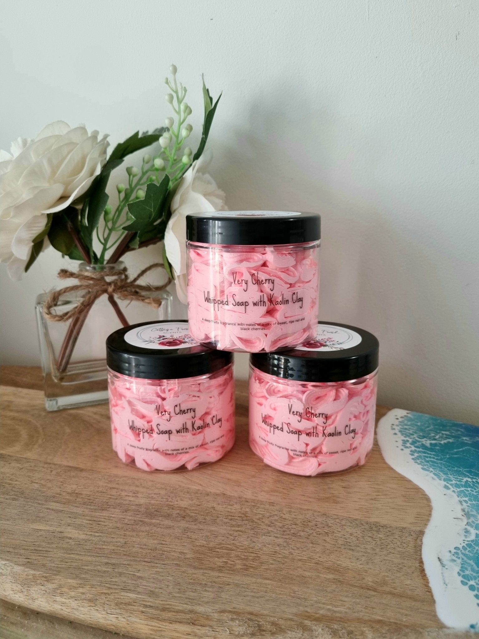 Very Cherry Whipped Soap - Whipped Soap - Cottage Fresh Scents