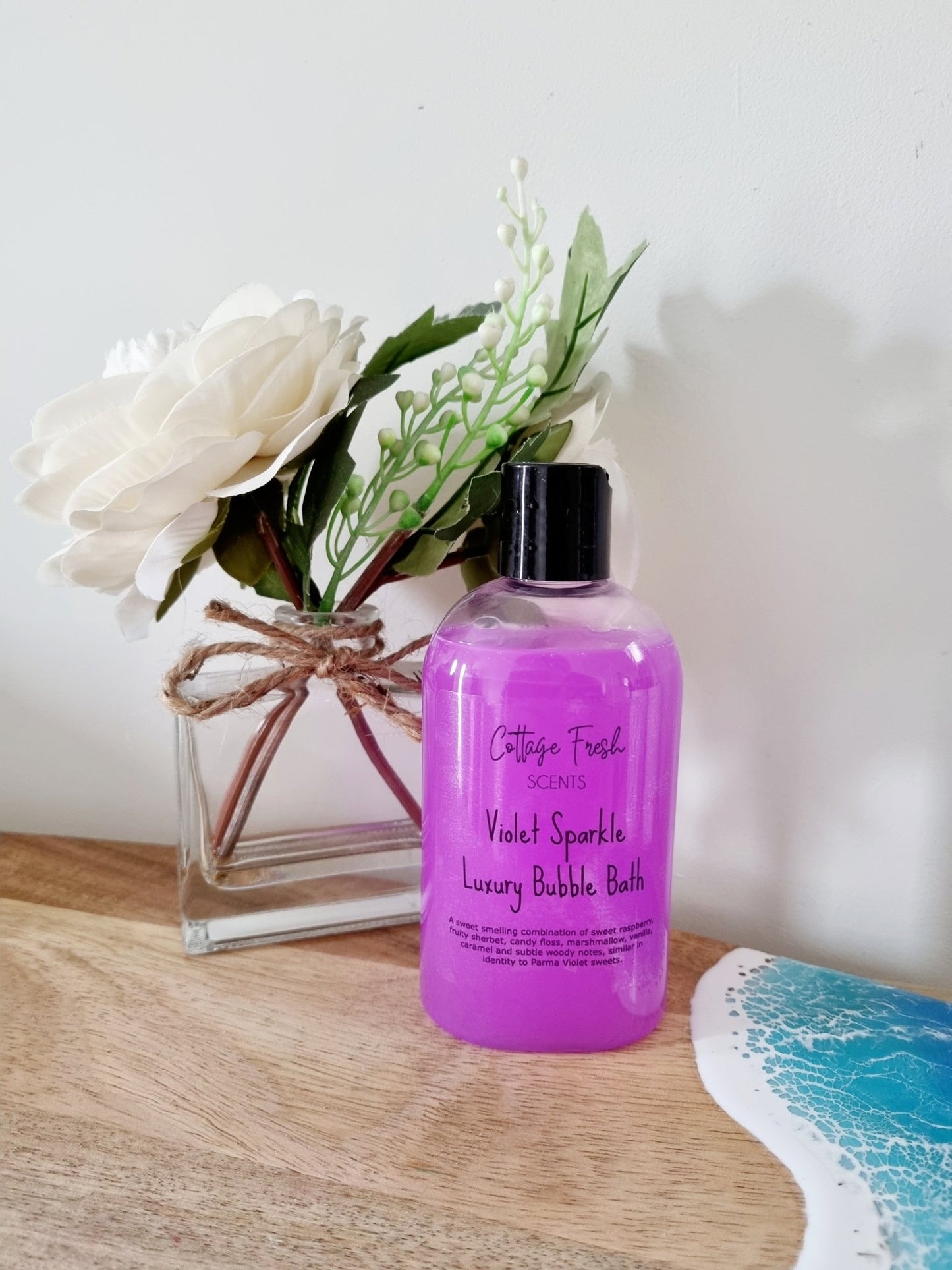 Violet Sparkle Luxury Bubble Bath - Bubble Bath - Cottage Fresh Scents