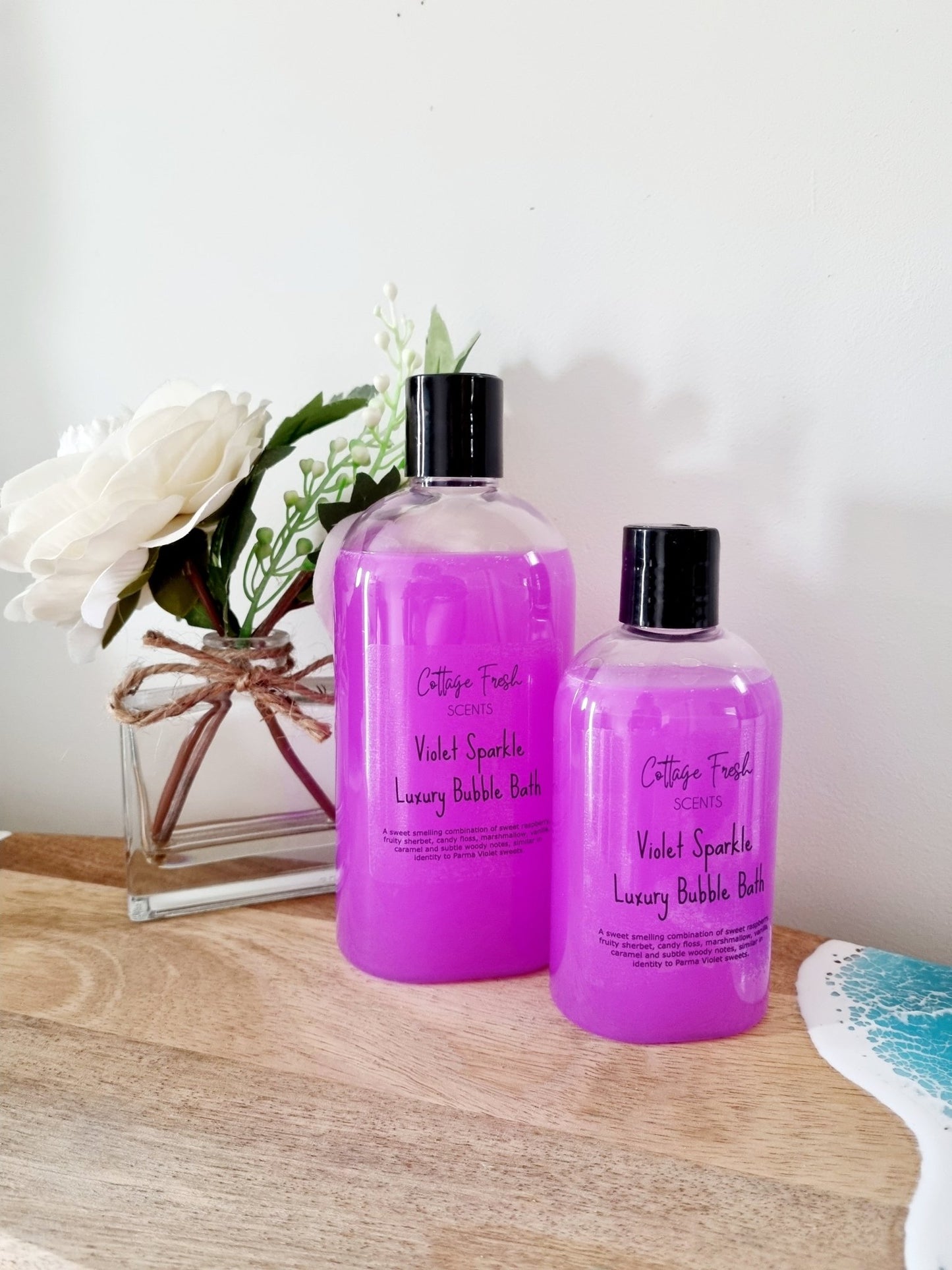 Violet Sparkle Luxury Bubble Bath - Bubble Bath - Cottage Fresh Scents