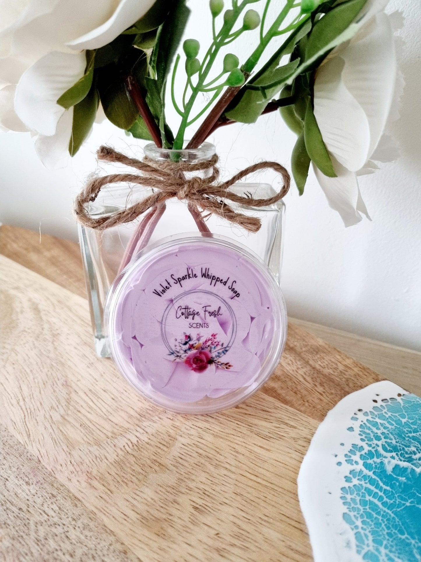 Violet Sparkle Whipped Soap - Whipped Soap - Cottage Fresh Scents