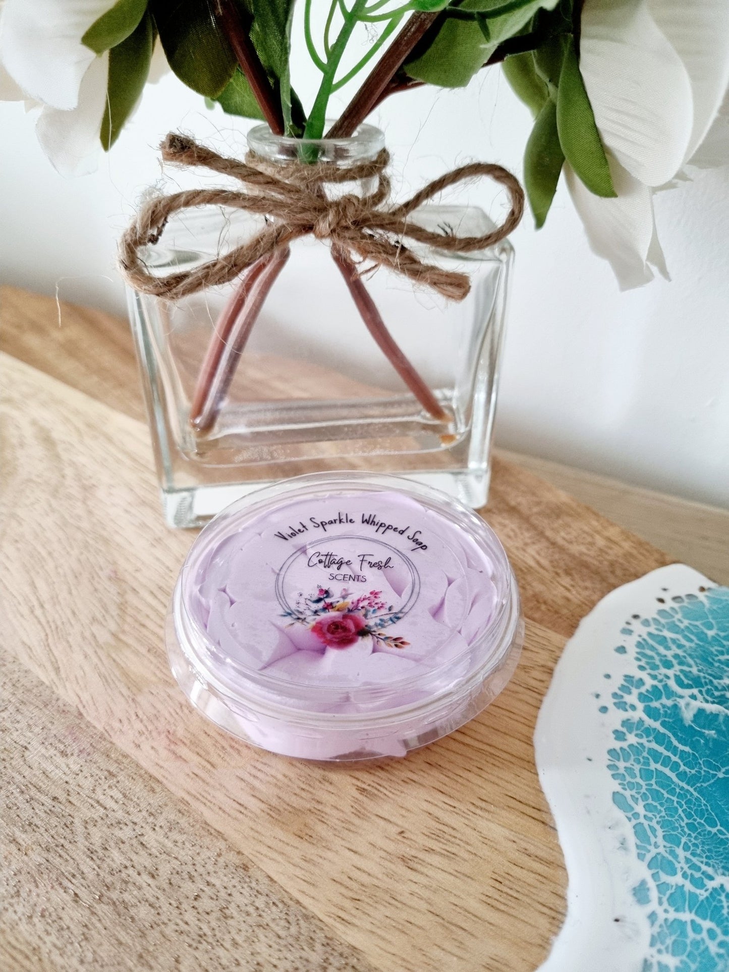 Violet Sparkle Whipped Soap - Whipped Soap - Cottage Fresh Scents